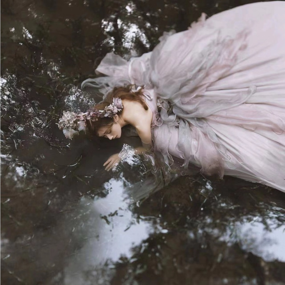 Fairy style wedding dress (prom dress)